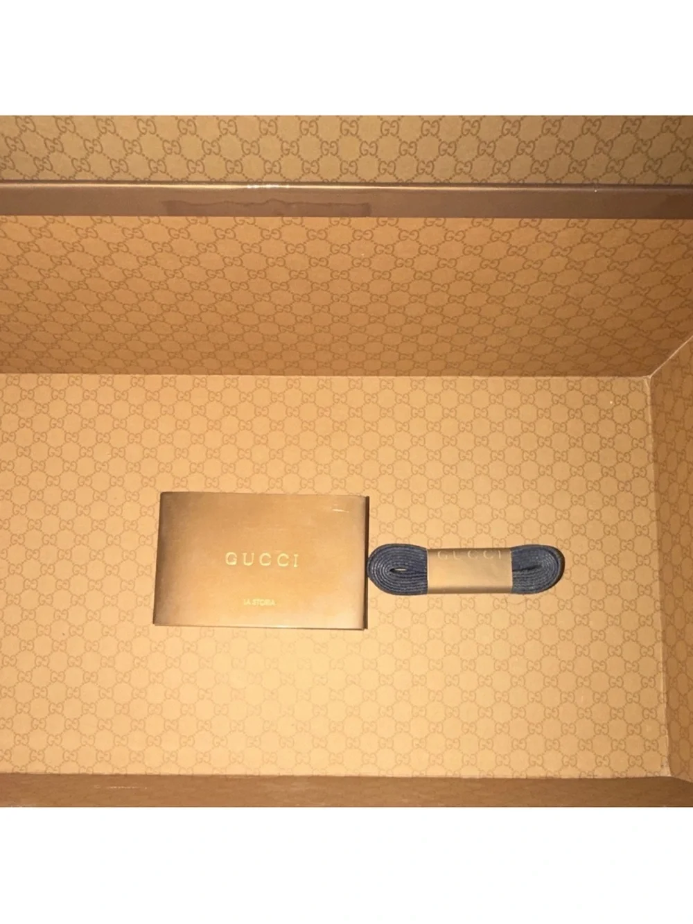 Gucci Men’s Navy Sneakers with Red & White Trim